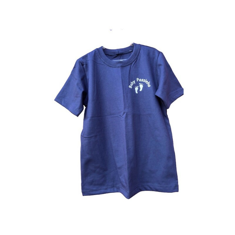 Camiseta azul de malha manga curta tam. 1 - BP