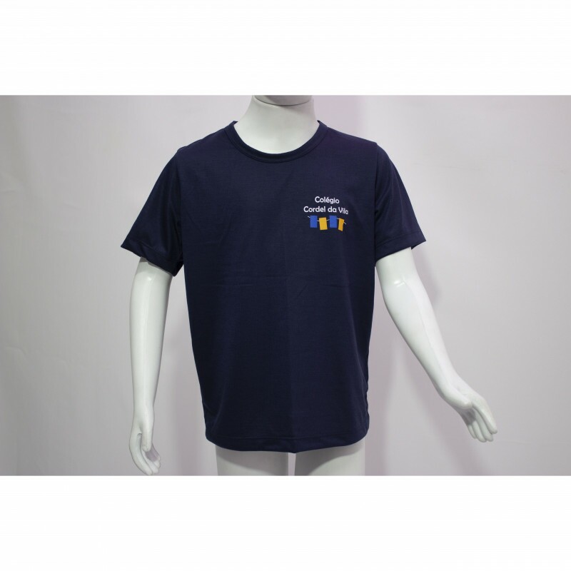 Camiseta azul de malha mc tam. 10 - Co