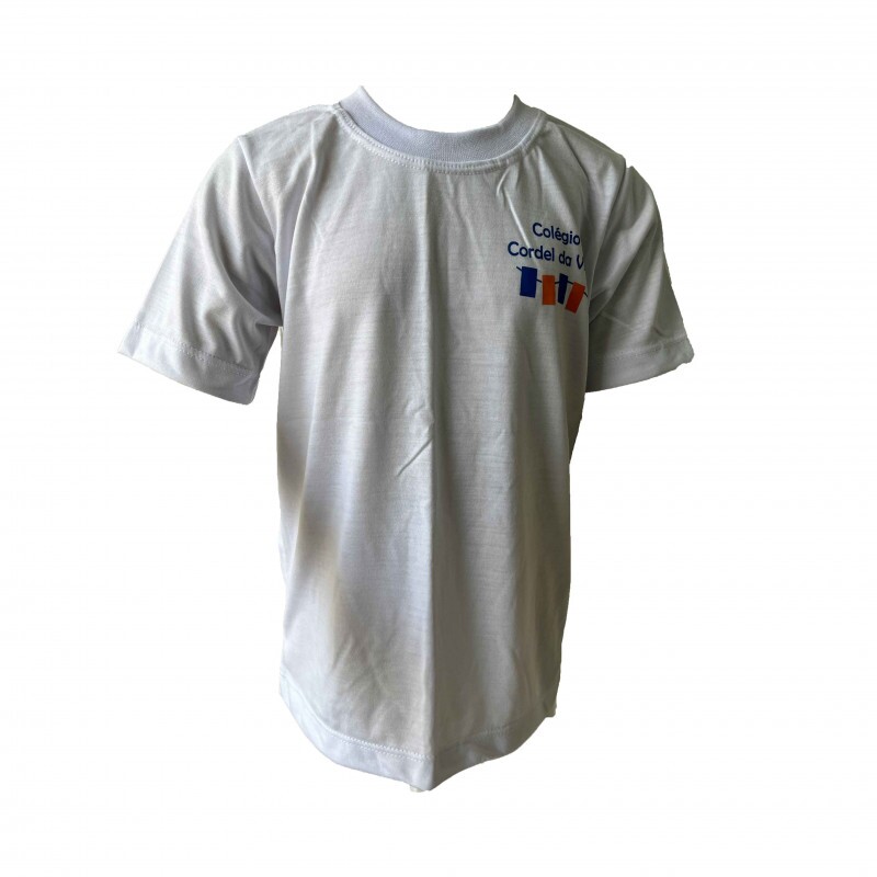 Camiseta branca de malha manga curta tam. 2 - Co