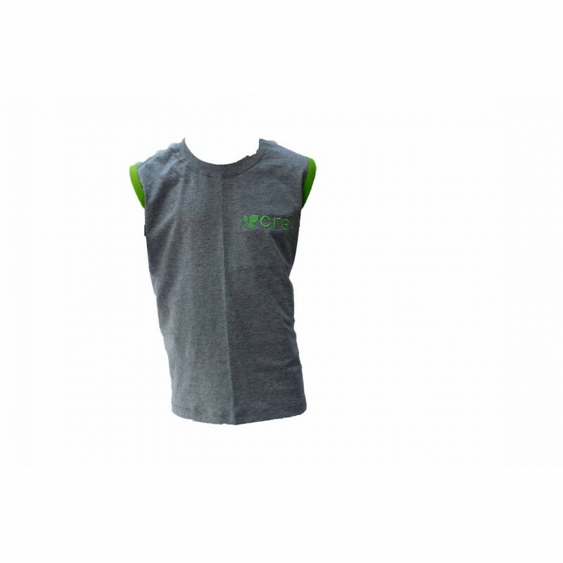 Camiseta regata de malha cinza mescla tam. 2 - CRE