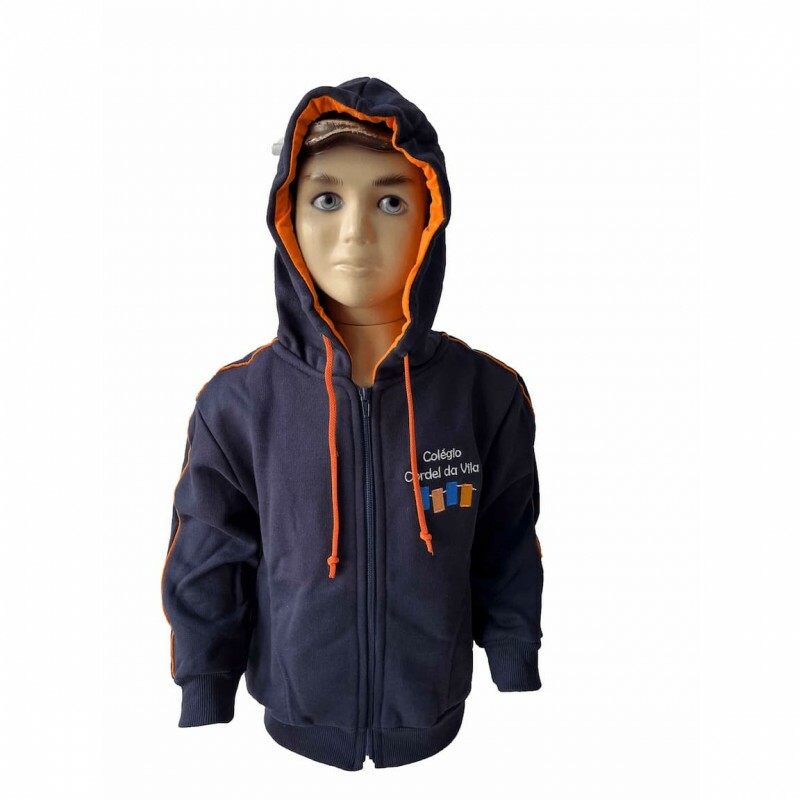 Bluso moleton aberto c/capuz tam. 12 - Co