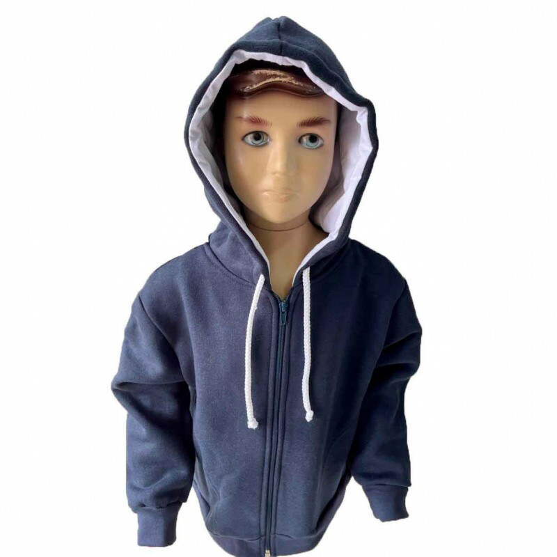 [12001] Bluso moleton c/felpa aberto c/capuz tam. 2 - BP