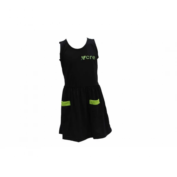 [11391] Vestido de malha sem gola tam. 16 - CRE