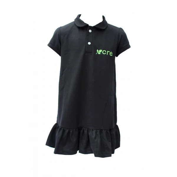 [11405] Vestido de piquet com gola tam. G - CRE